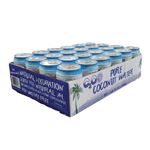C2O (24 Pack) 24 10.5 OZ - Coconut Water, The Original Flavor - Made with Fresh Coconut Water - Plant Based - Non GMO