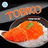 Frozen (50g Orange Genki Tobiko Caviar Premium Flying Fish Roe from Taiwan Glass Jar), Naturally Vibrant Crunch