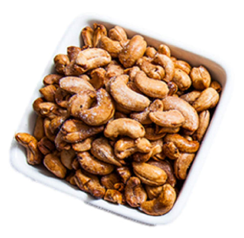 (2 Lbs) Dry Roasted Dark Cashews with Himalayan Salt - Dark Oven Roasted and Salted to Perfection in Small Batches