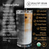 11oz Healthy Bean Espresso Organic Coffee Beans Whole - Low Acid Coffee for Sensitive Stomach, Strong and Rich Flavor
