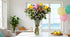 Stargazer Barn Blooming Cheer Bouquet with Vase Mothers Day Flowers for Mom Fresh Flower Delivery, Farm Fresh