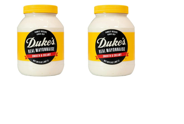 Generic Dukes Mayonnaise 30 oz, Jar Smooth & Creamy (2 pack)