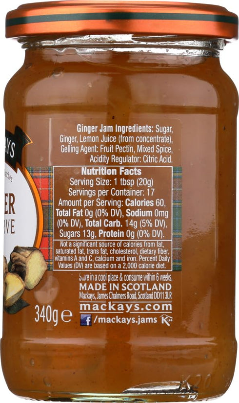 12-Ounce (Pack 6) McKay's Preserve, Spice Ginger