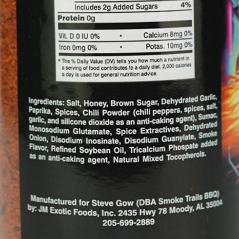 Smoke Trails BBQ Let's GOW! General Purpose BBQ Rub - Perfect for Ribs, Pork, and Chicken