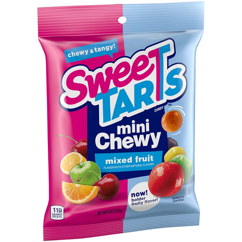 6 Pack 12 SweeTARTS Mini Chewy Candy, Ounce