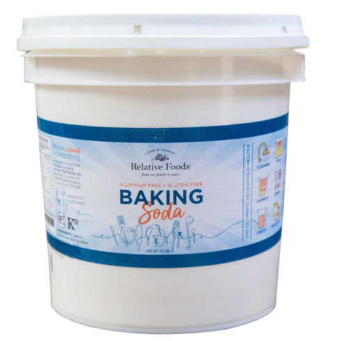 Bulk Baking Soda for Cooking, Cleaning, Deodorizing & More (10 lb Pail)