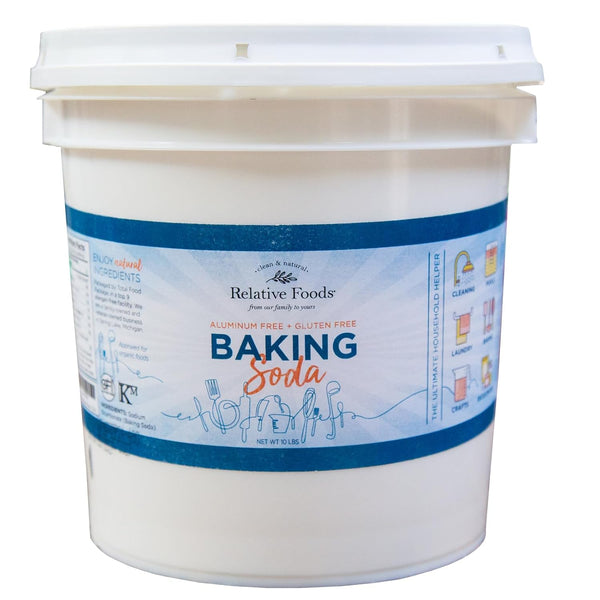 Bulk Baking Soda for Cooking, Cleaning, Deodorizing & More (10 lb Pail)