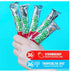 Express Minds llc Pack (0.5 oz., 72 Fruit Roll-Ups Fruit Snacks Variety Strawberry & Tropical Tie Dye | Gelatin