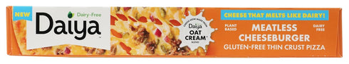 12.8 OZ DAIYA Plant-Based Dairy-Free Meatless Cheeseburger Pizza