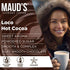 Packets, 16 Maud's Dark Hot Chocolate Instant ct, Instant Hot or Iced Chocolate - Just add water