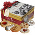 Assorted Italian Cookies Gift Box, Over 30 Individually Wrapped Traditional Gourmet Cookies