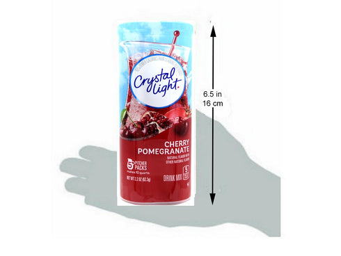 10-Quart (Pack 11) Crystal Light Cherry Pomegranate Drink Mix, Canister