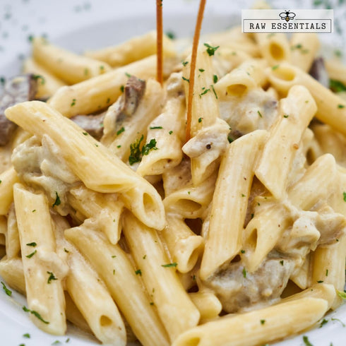 7 Raw Essentials White Asiago Cheese Powder - Irresistible Creaminess and Umami Depth for Pasta, Pizza, Snacks