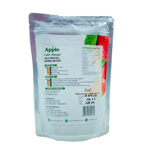 75 227g, 8 SVATV Natural Apple Cider Vinegar Powder (Malus Pumila Mill) | Servings | Spray Dried | Gluten Free | No