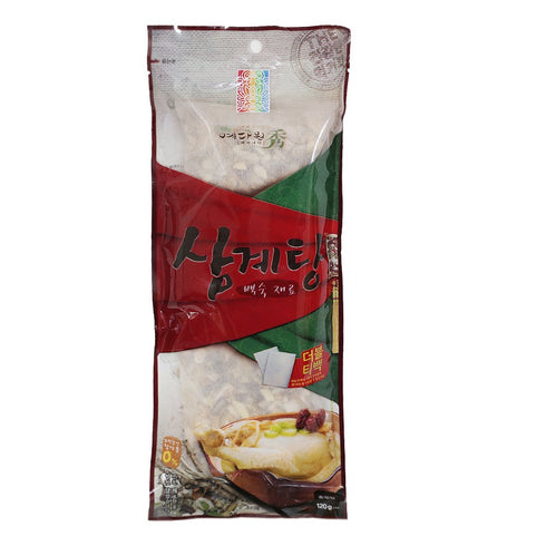 All About Living Korean Traditional Samgyetang Ginseng Chicken Soup with Medicinal Herbs Packets 120g (Pack