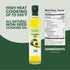 100% 500ml Benissimo Pure Avocado Oil, Glass Bottle, Allergen-Free and Non-GMO, Premium Cold-Pressed Cooking Oil