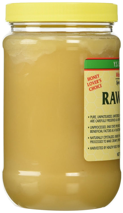 22 oz Y.S. Bee Farms Organic Honey Raw Unfiltered - - U.S. Grade A Raw Honey, ILIOS CUP