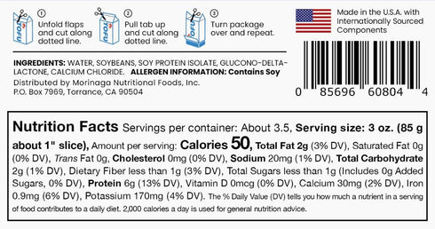 10.8 oz, 12 Mori-Nu: Firm Tofu Silken boxes