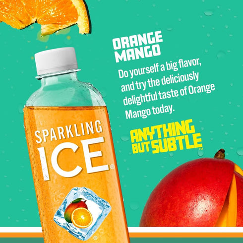 12 Pack 17 Oz Sparkling Ice Sparkling Water Variety, Fl Bottles Zero Sugar Sparkling Water with Vitamins & Natural