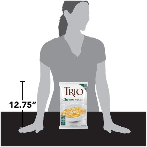 Trio Cheese Sauce Mix, Mac and Cheese, Pretzel Cheese Dip, Rich and Velvety, 32 oz Bag