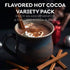 Pack, 48ct, Maud's Flavored Hot Chocolate Variety Single Serve Pods, Compatible with Keurig K Cups Maker