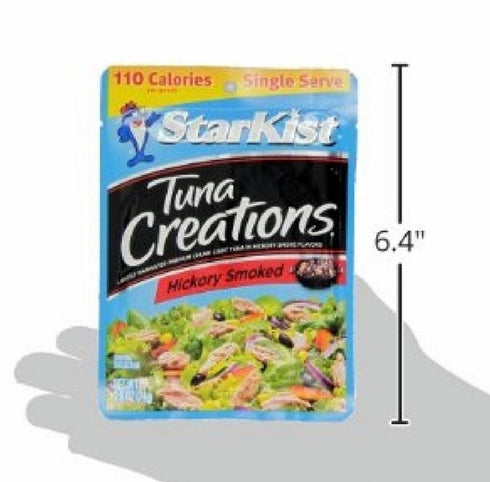 StarKist 2.6-Ounce (Pack 15) Tuna Creations, Hickory Smoked, Single Serve Pouch