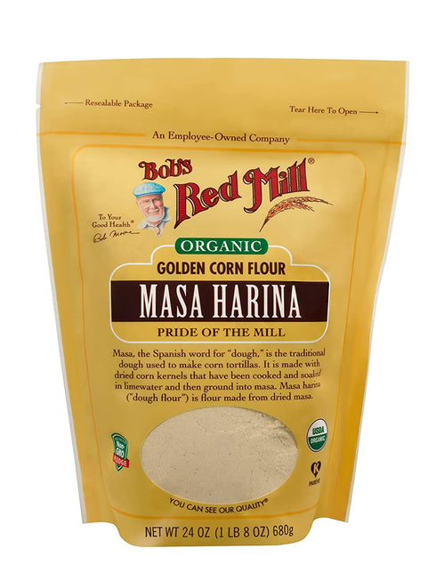 Bob's Red Mill Organic Masa Harina Corn Flour 24 Ounce (Pack of