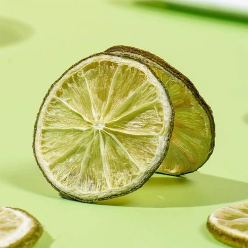 HanNainai 100% Snacks5.29ozResealable ,Drying Lime slices, Natural Dehydrated Key Lime Chips,No Sugar Added, Perfect