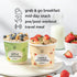6 Pack Mylk Labs Maple Strawberry Protein Oatmeal Cups, Whole Grain, Low Sugar, High Fiber Breakfast with Low Sodium