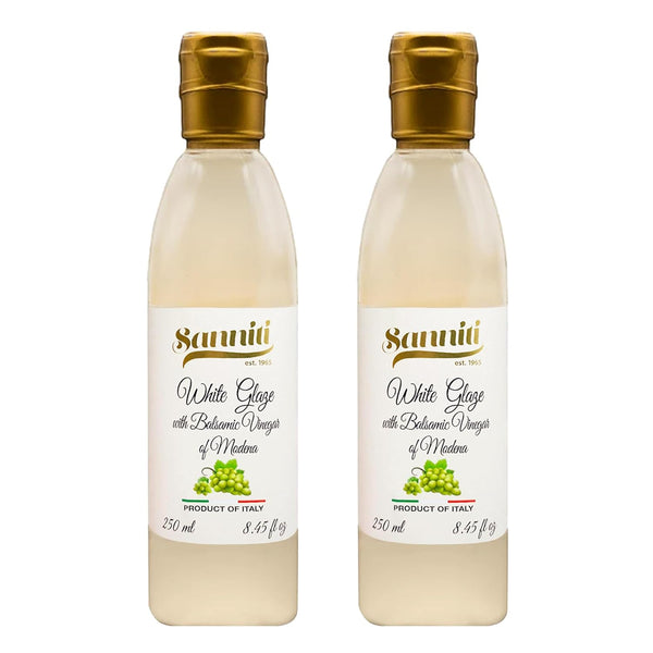 Sanniti Italian White Glaze with Balsamic Vinegar of Modena | Ideal for