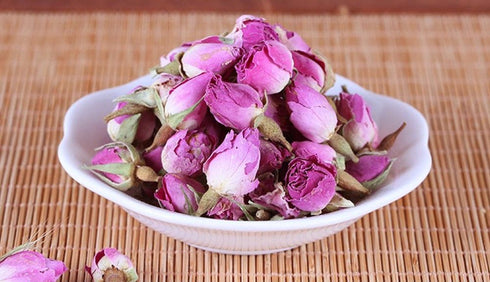 TooGet Fragrant Natural Pink Rose Buds Organic Dried Rosa Damascena - 2 OZ Culinary Grade