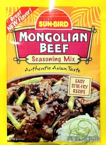 Sun Bird Sun-Bird MONGOLIAN BEEF Asian Seasoning Mix 1oz (10-pack) by