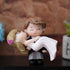 GZRYEJLEI Statue,1Pc Lovers Bride Groom Lovers Ornament for Fairy Garden,Dollhouse,Wedding Cake Toppers, Non-Edible