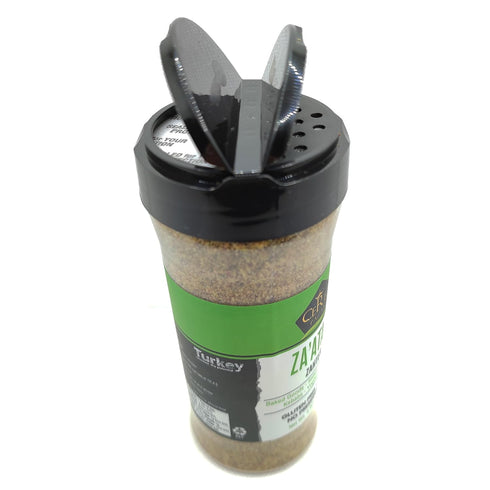 Packed 4.9 oz. Cerez Pazari Zaatar Mediterranean Seasoning, Premium Grade Zahtar, Natural & Freshly Zatar, Non-GMO