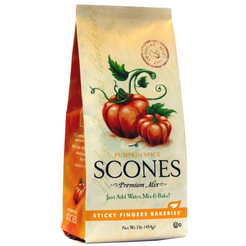 Sticky Fingers Mix Scone Pumpkin Spice, 14 Oz