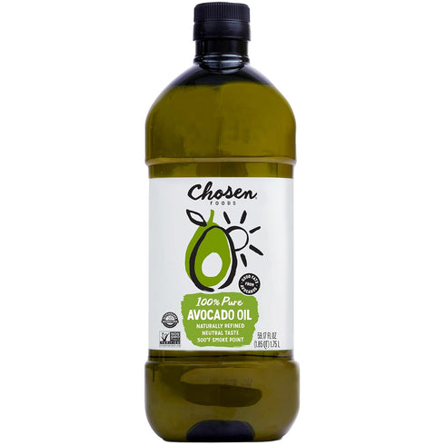 Chosen Foods 100% Pure Avocado Oil for Cooking - 1.75L - Made