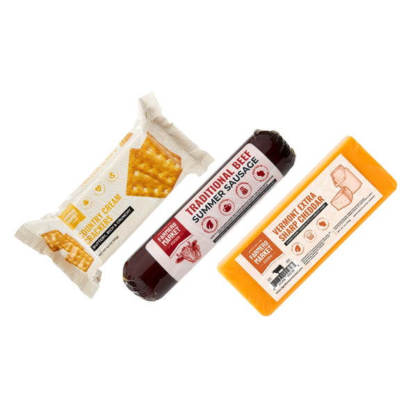 Farmers Market, Keto, Paleo, Low Sodium, Low Sugar, Summer Sausage Gift Set,