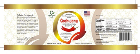 (17.9) (19.9) 2 pack Q-Rapha Premium Korean Doenjang and Gochujang