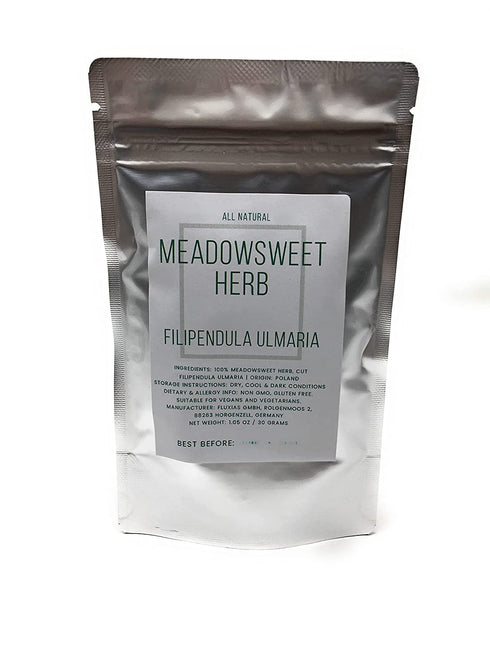 1.05oz/30g Meadowsweet Herb Cut - Natural, Dried & Cut Filipendula Ulmaria - Net Weight: - Grown from Premium Mead Wort