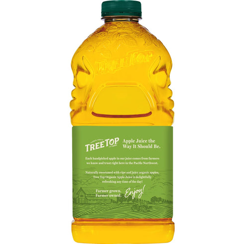 64 Oz (Pack 1) Tree Top Organic Apple Juice, Fl