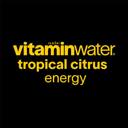 20 oz 12 Pack vitaminwater Energy Tropical Citrus Nutrient Enhanced Flavored Water Beverage, fl Bottles