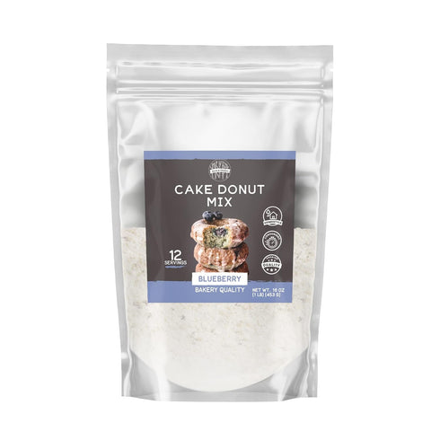 Birch & Meadow 1 lb, Blueberry Flavored Cake Donut, Easy to Make,