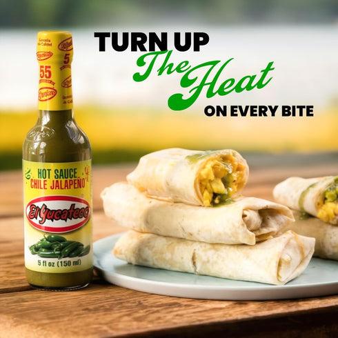 5 (Pack 3) El Yucateco Hot Sauce, Chile Jalapeno, Ounce