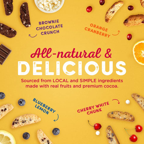 18oz, (18 (Pack 3)) Cooper Street Cookies All Natural Twice Baked Crispy Cookie, Peanut & Dairy Free, Biscotti Style