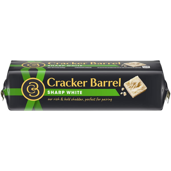 Generic Cracker Barrel Sharp White Cheddar Cheese Chunk 8 oz Pack of 3