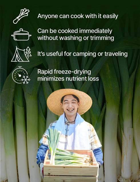 3.5 (100g), NICE WITHC'S Freeze Dried Green Onion ounces Gluten Free, Korean Chopped Green Onions, Green Onions