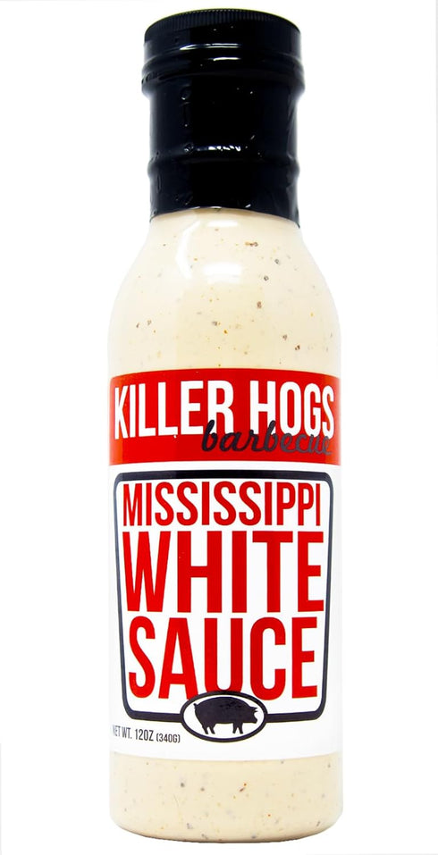 Killer Hogs Mississippi White Sauce - 12 Ounces Championship BBQ Sauce