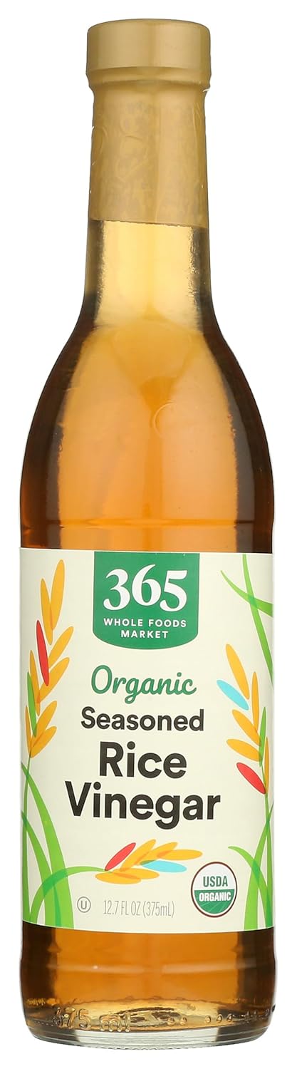 365 by Whole Foods Market, Organic Rice Vinegar, Seasoned, 12.7 oz, 12.7