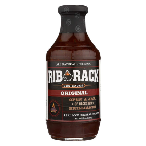 Rib Rack Original BBQ Sauce, 19 Ounce (Pack of 6)