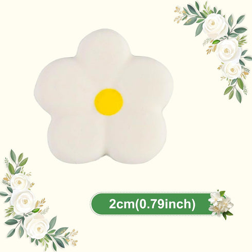 32 Count Flowers Icing Decoration White Blossoms Royal Icing Decorations Daisy Sugar Wedding Flowers Sprinkles